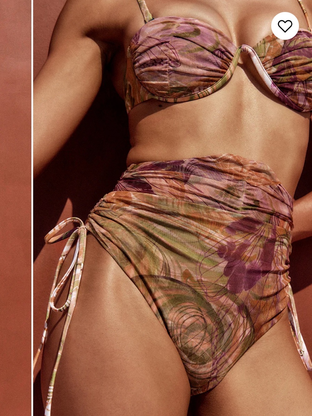 NWT ANDREA IYAMAH Dola Bikini Bottom In Vibra Print - Picture 5 of 9
